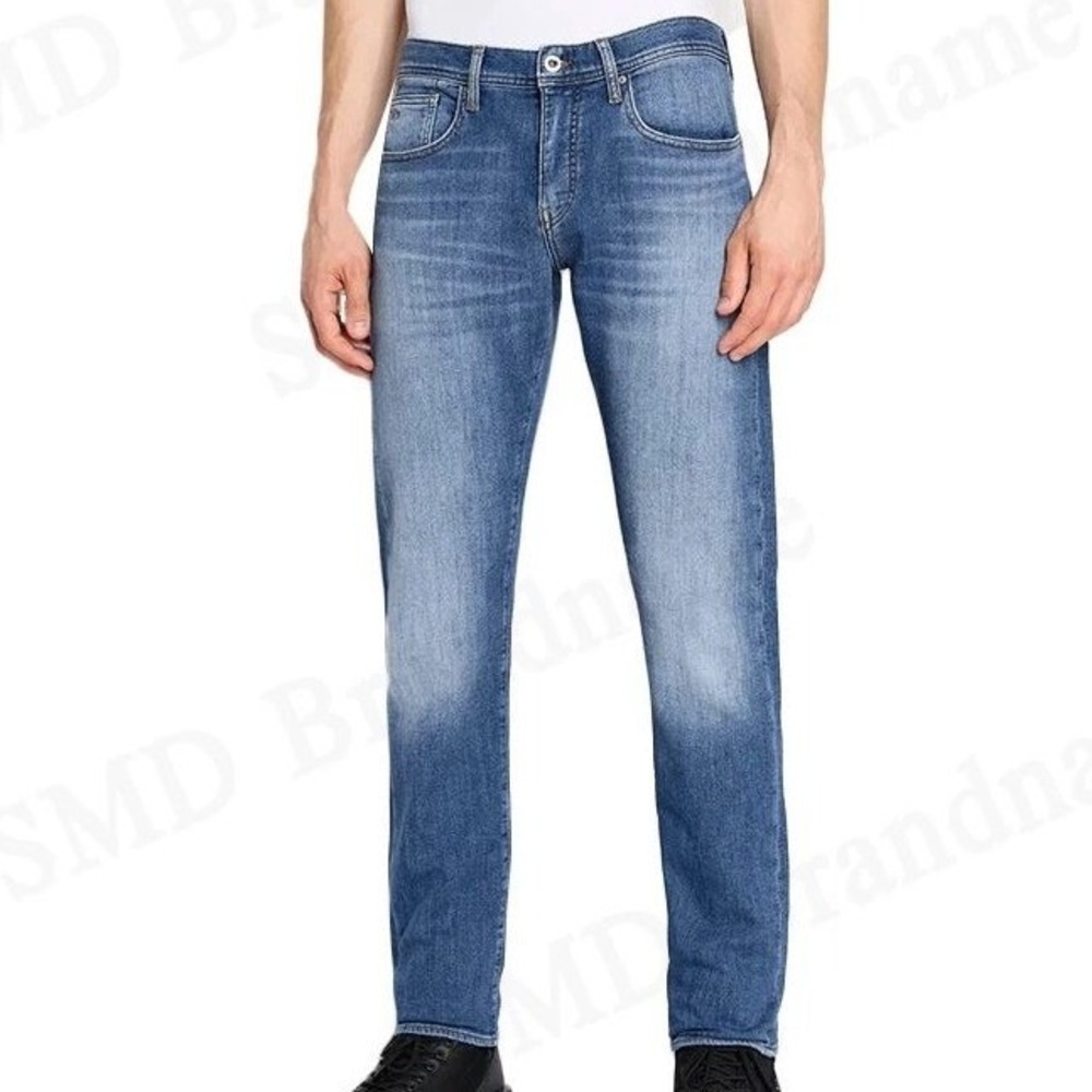 NWT Armani Exchange J13 Jeans Men's 38x32  Blue Cotton Blend Slim Fit Denim